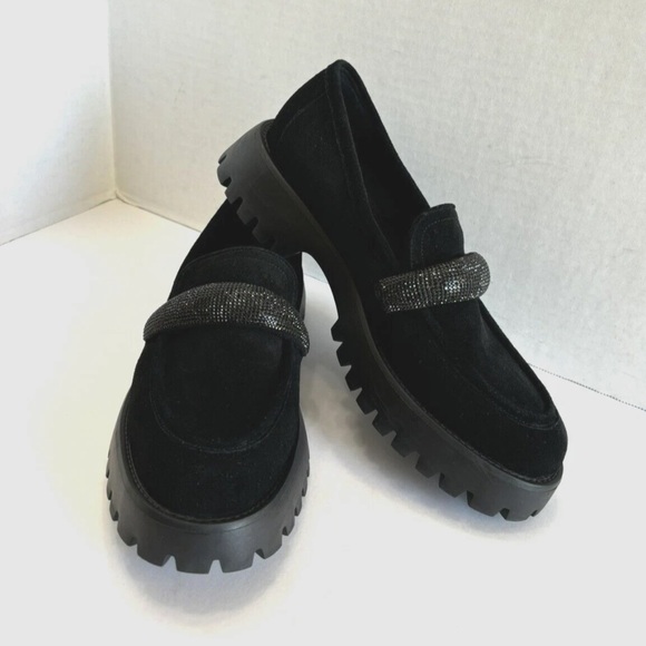 Vaneli Shoes - Vaneli Loafers Suede With Glittering Band Band 10 NWOT